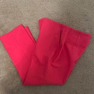 Rachel Zoe Vibrant Pink Ankle Length Trousers